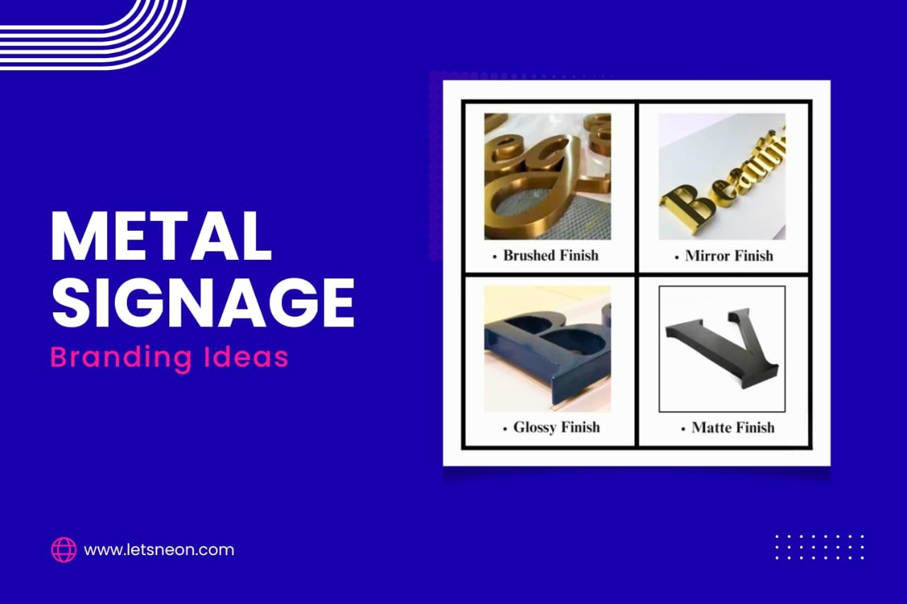 Metal sign