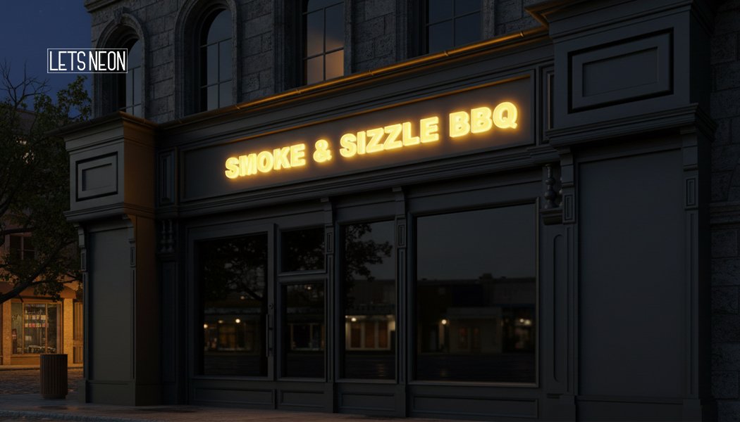 illuminated sign 1 night mode