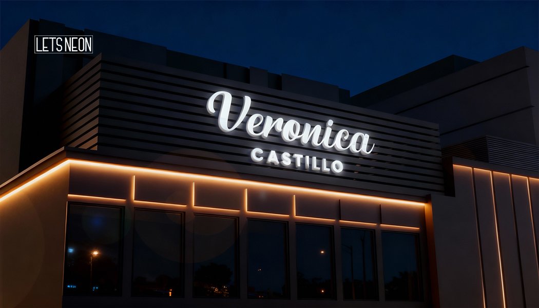 illuminated sign 2 night mode